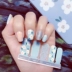 Jasmine Soufflé Nail Sticker Full Ins Floral Trẻ em Chống Thấm Nước Lâu Dài Phụ Nữ Mang Thai Có Thể Xé Phim Sơn Móng Tay - Sơn móng tay / Móng tay và móng chân