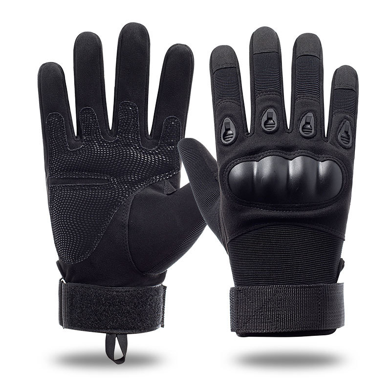 Outdoor tactical gloves male and half finger wear resistant special soldier combat breathable anti-cut anti-slip fitness climbing and hiking gloves