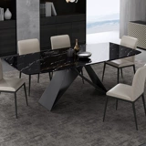 Мраморный прямоугольный маленький современный стульчик для кормления для домашнего использования