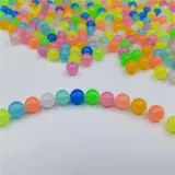 Украшение-шарик, флуоресцентные пластиковые бусины, 12mm