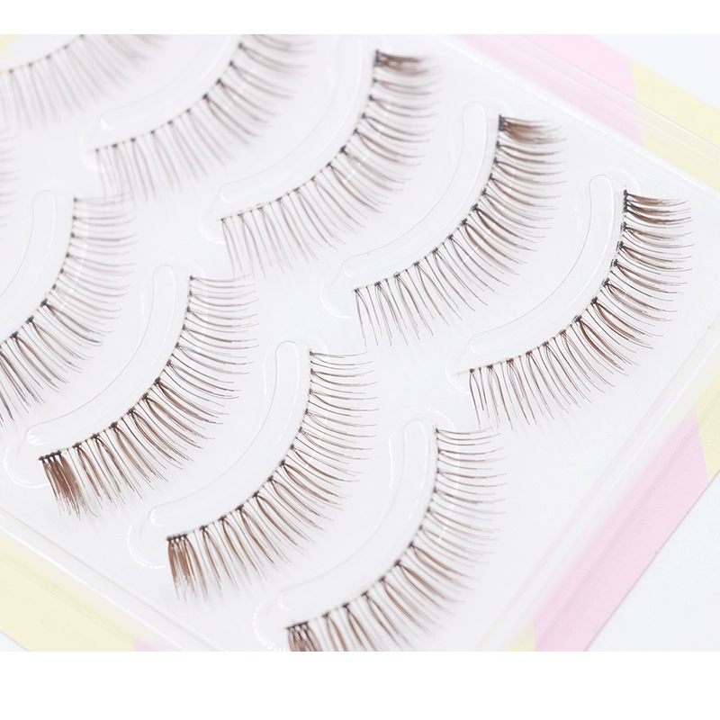 Moon Princess Lông mi giả Độ dày tự nhiên và đôi mắt thực tế Kéo dài Caramel Brown G510 - Lông mi giả mi giả red cherry