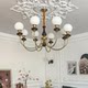 Moori Light House French-Style Vintage Magic Bean Pendant Light American Retro Living Room Dining Room Master Bedroom Solid Wood Lighting Fixture