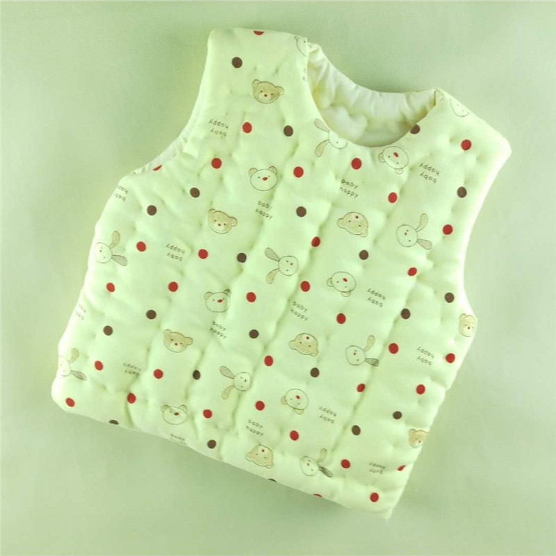Áo vest cotton cotton nguyên chất Đàn ông và phụ nữ Áo trẻ em trẻ em Áo vest trẻ em dày quần áo mùa đông Áo trẻ em gile lông sang chảnh bé gái