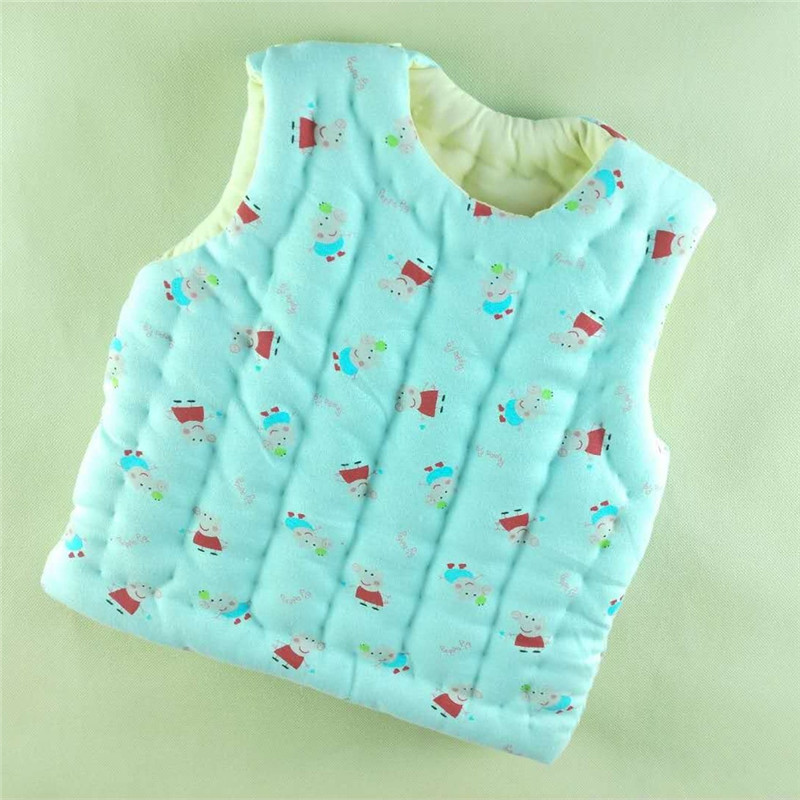 Áo vest cotton cotton nguyên chất Đàn ông và phụ nữ Áo trẻ em trẻ em Áo vest trẻ em dày quần áo mùa đông Áo trẻ em gile lông sang chảnh bé gái