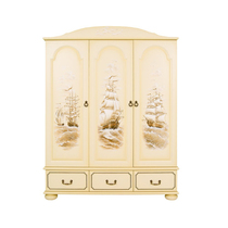 Bunny wardrobe custom childrens wardrobe baby wardrobe childrens storage cabinet solid wood girl wardrobe European style