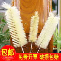 Measuring cylinder brush 1000ml measuring cylinder brush multi-function brush laboratory glass reagent bottle brush lengthy extra-large black