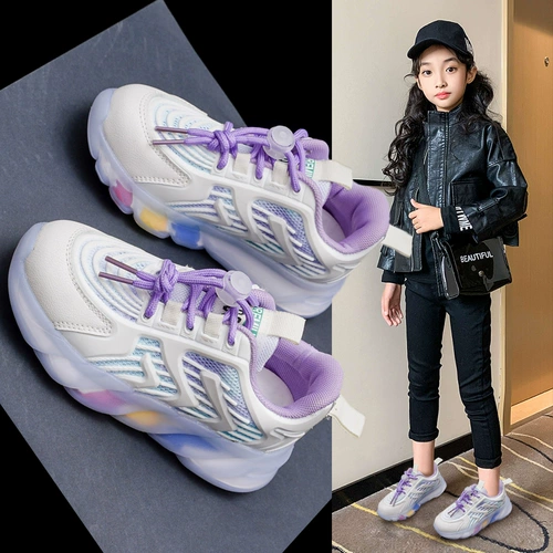 Спортивная обувь, дышащие туфли, детская повседневная обувь, 2022 года, осенняя, тренд сезона