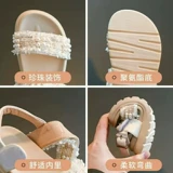 Сандалии, летняя модная мягкая пляжная обувь для принцессы, коллекция 2023, популярно в интернете, подходит для подростков