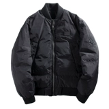 Короткий пуховик, удерживающая тепло бейсбольная куртка, форма, в американском стиле, увеличенная толщина