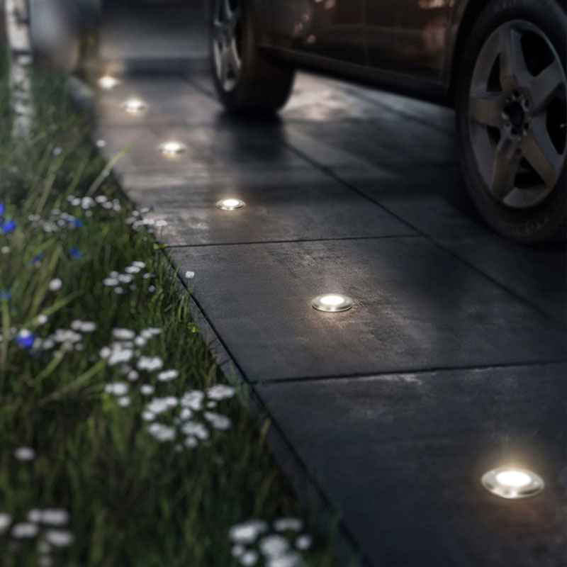 Simple buried lights buried buried lights outdoor waterproof and dustproof landscape garden lawn lights indoor and outdoor corner lights