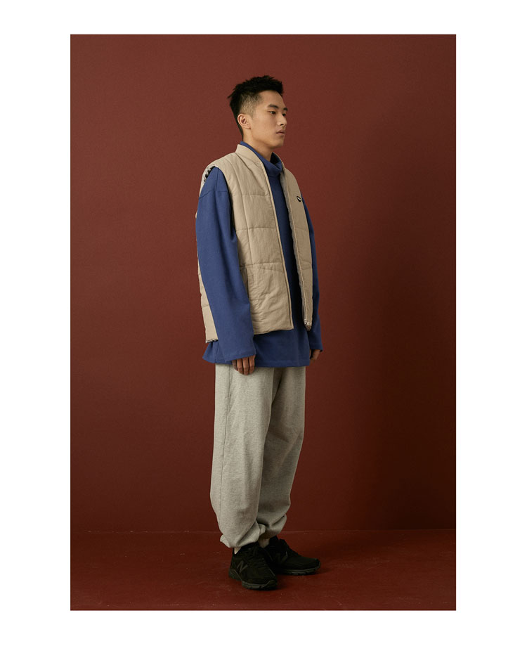 WASSUP mùa xuân quốc triều thương hiệu mùa mới không tay áo hai dây cotton nam vest vest lỏng - Áo vest cotton áo vest nam tuổi 50