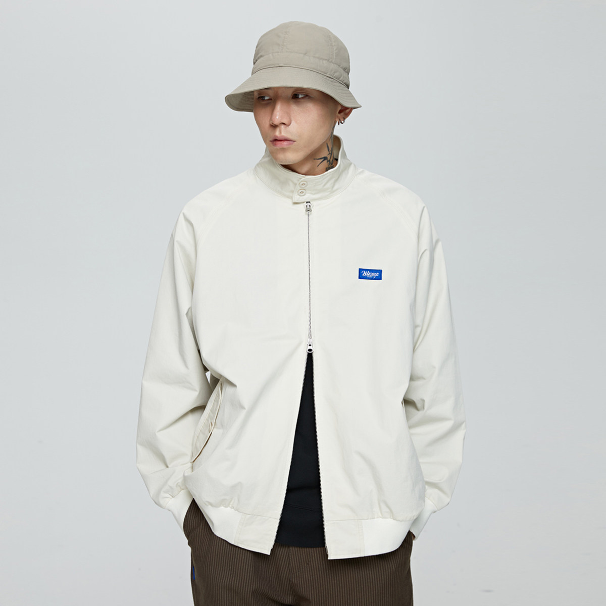 WASSUP jacket G9 Harrington classic retro men's jacket tide loose casual 2020 autumn and winter new