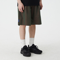 WASSUP summer gradient blend water repellent gabardine shorts loose and versatile shorts for men and women official flagship store