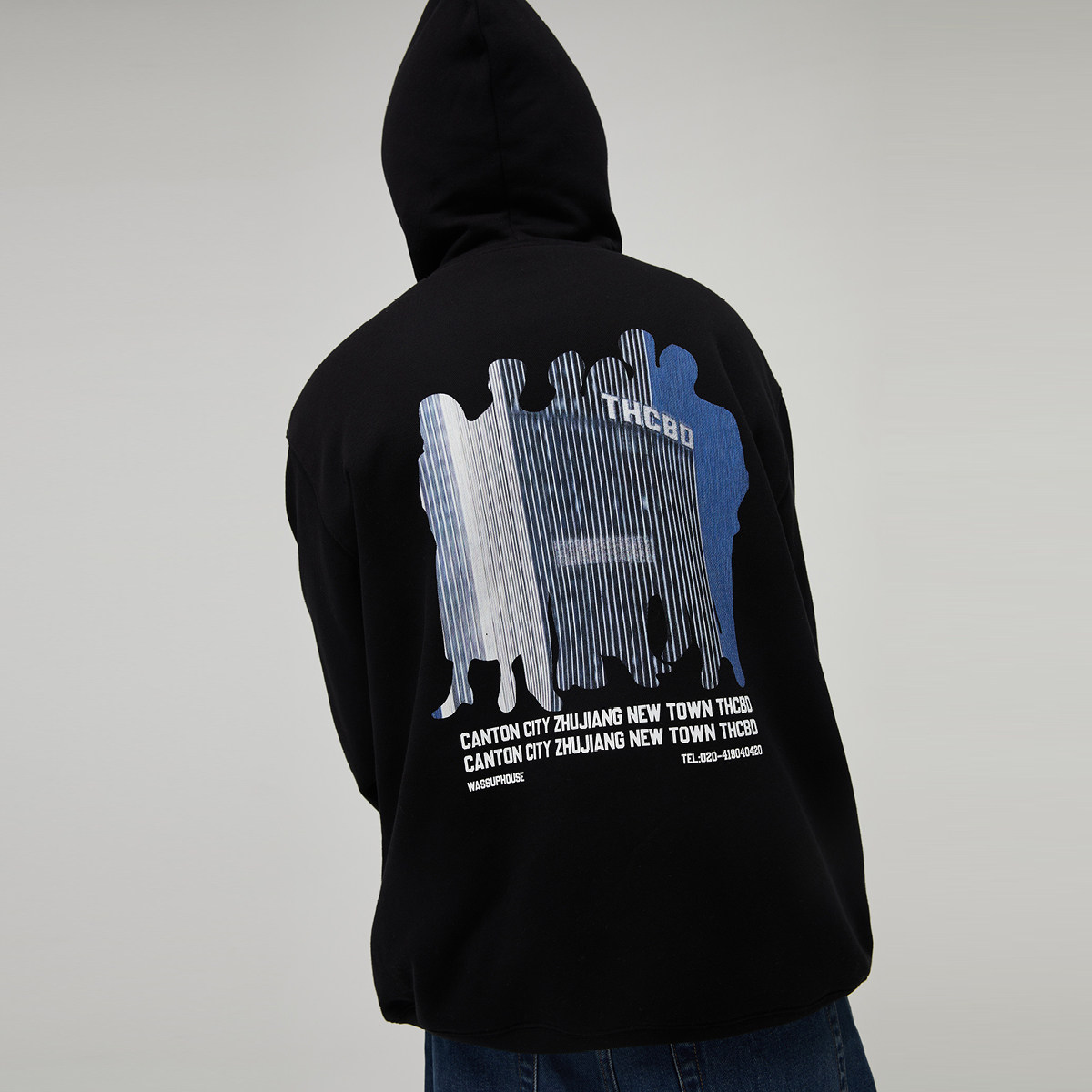 WASSUP Tianhe CBD office worker's hat-necrowed men's autumn new 100 hitch lovers'blouses' women boobs-Taobao