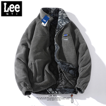 lee nti joint cashmere jacket mens autumn and winter 2021 New Tide brand cotton coat cold weather thick winter clothing