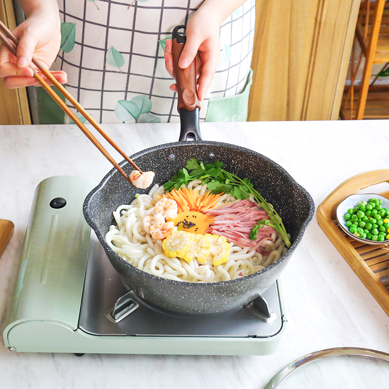 Medical stone frying pan thickened deep no-stick pan flat bottom pan frying pan frying pan frying pan frying pan frying pan frying pan frying pan universal small frying pan