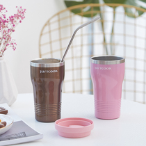 304 stainless steel thermos cup men and women couples Cup coffee cup portable creative personality insulation Cup hand Cup