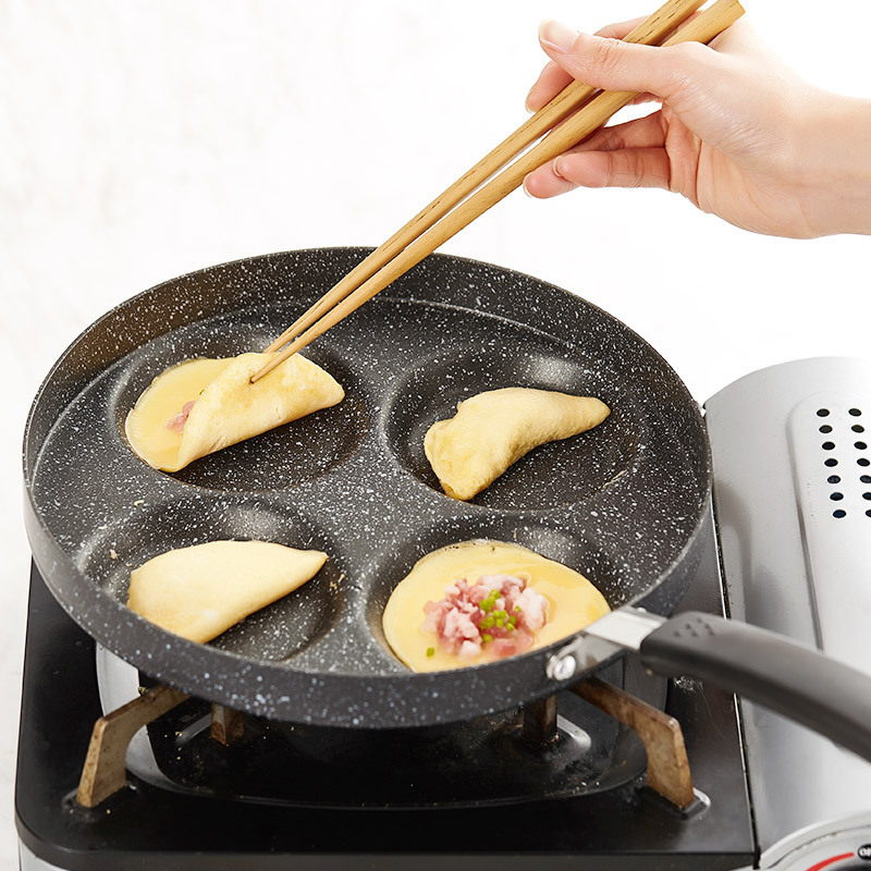 Mini non-stick pan Pan Hamburger omelette pot Breakfast pot Egg dumpling pot mold Gas stove Induction cooker Universal