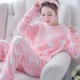 Mùa thu và mùa đông dày đồ ngủ lông cừu san hô phụ nữ flannel Hàn Quốc mới phù hợp với dịch vụ nhà tươi sinh viên ấm áp - Giống cái