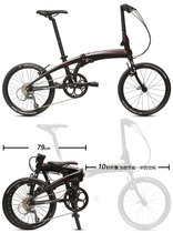 2017 TERN verge 7D bike 20 inch 8 speed 7005 aluminum alloy folding car flow wire frame