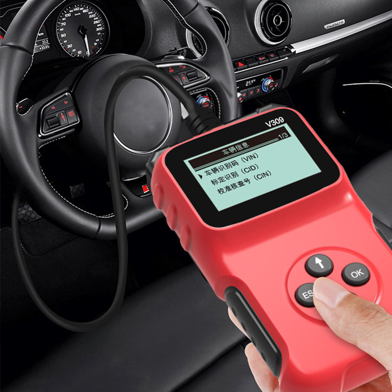 Car detector OBD2 driving computer universal decoder engine fault code light clear diagnostic instrument