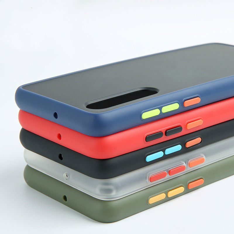 华为mate30手机壳磨砂半透撞色mate30pro曲面屏全包简约nova5pro液态硅胶防水p30pro限量版撞色边框5g版通用