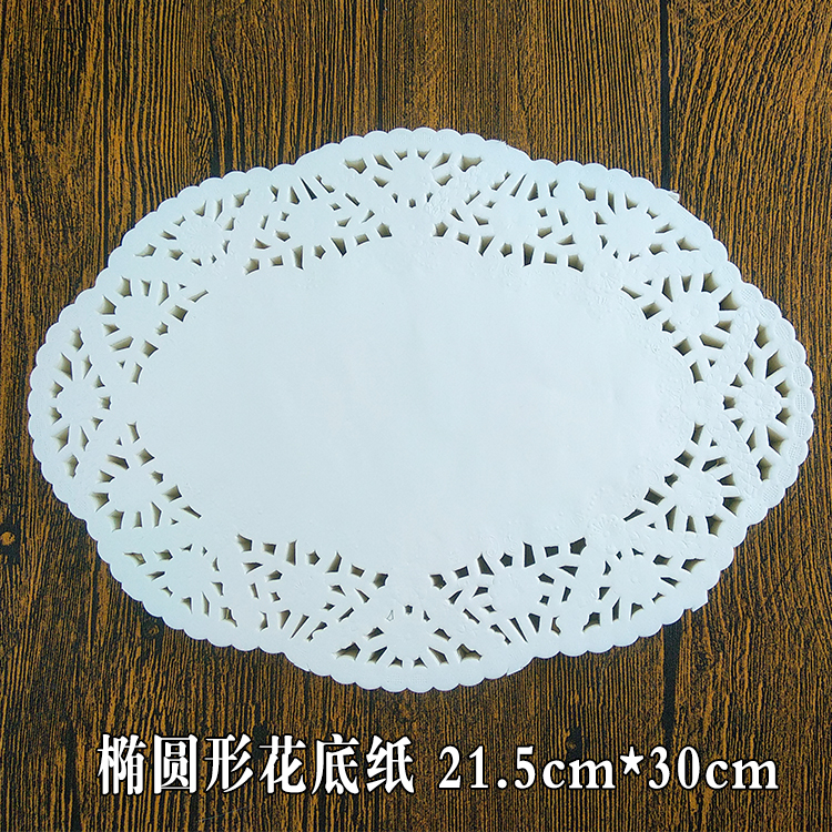 hollow flower bottom paper, round lace paper pad, oil absorption paper, kitchen fried disposable toilet paper, 140 meal plate pads