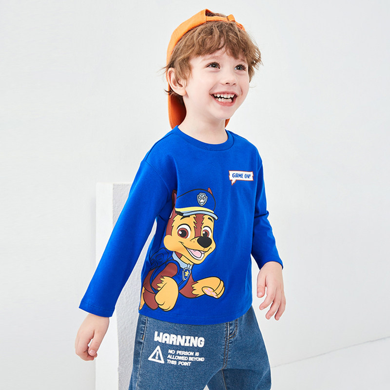 Brand broken code clearance Bara children's clothing children's long-sleeved t-shirt thin section children's baby pure cotton bottoming shirt top