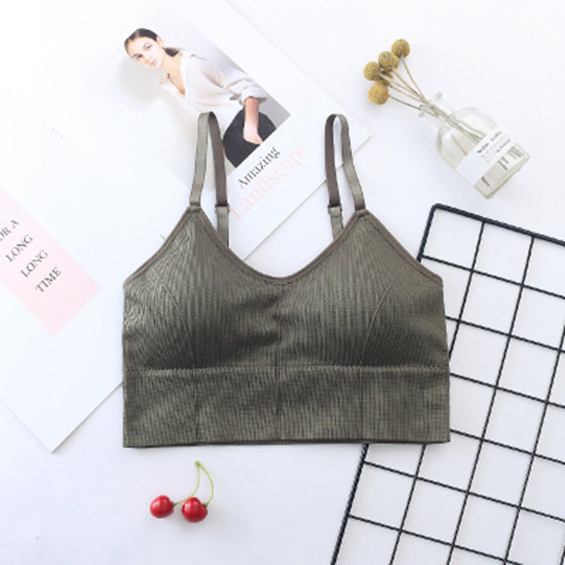 thể thao sling Sexy Lingerie womens steelless tung thu thập nhỏ ngực chống sốc chạy yoga rập khuôn vest áo ngực tập thể dục