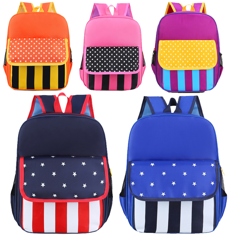 Kindergarten school bag custom 2-7 years old large, medium and small class shoulder bag custom printing training class advertising school bag