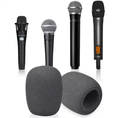 Sponge sleeve anti-wind microphone cover anti-spray universal e300 Shure BBS Senhai and other handheld microphone wireless tour