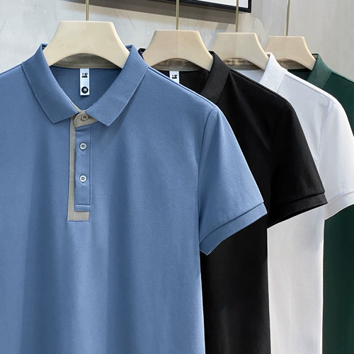 Элитная футболка polo, летняя рубашка для отдыха