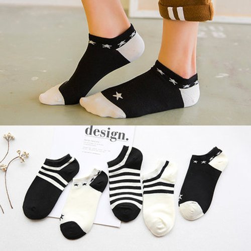 . Socks mens và womens chung hỗn hợp vài bộ trang phục mùa xuân và mùa hè bộ vớ bông vô hình giúp đỡ thấp xu hướng sóng cạn vớ