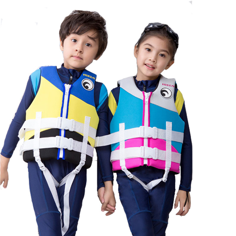 Professional boys and girls life-saving buoyancy swimsuit swimming vest surfing rafting small, medium and large baby snorkeling suit vest