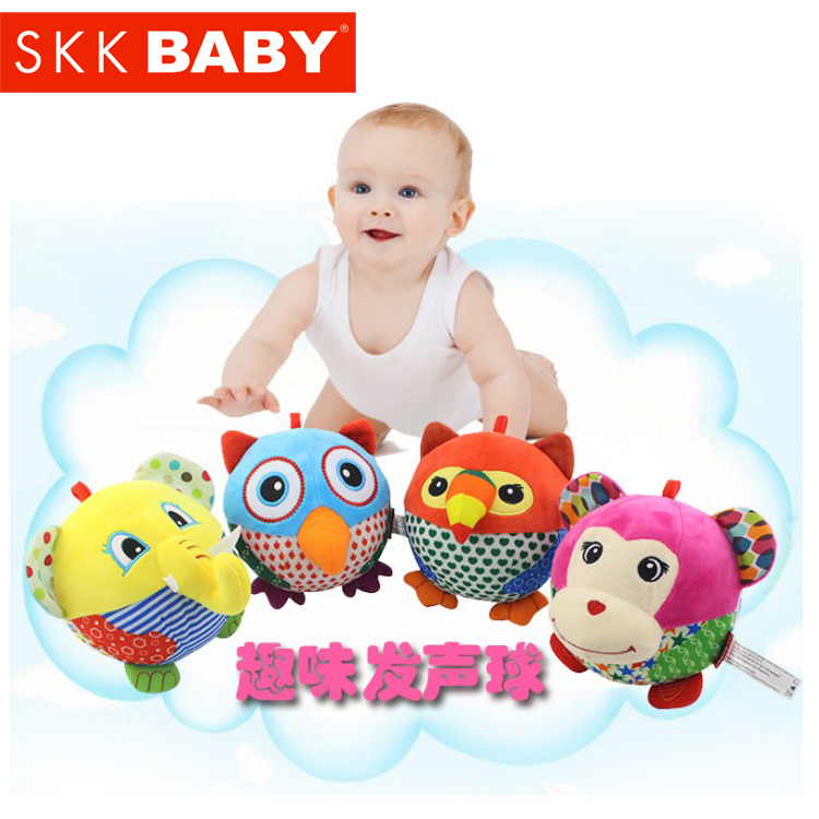Multiple optional rocking bell large cloth ball bell-ball baby cloth toy baby boy climbing sports fitness ball hand grip ball