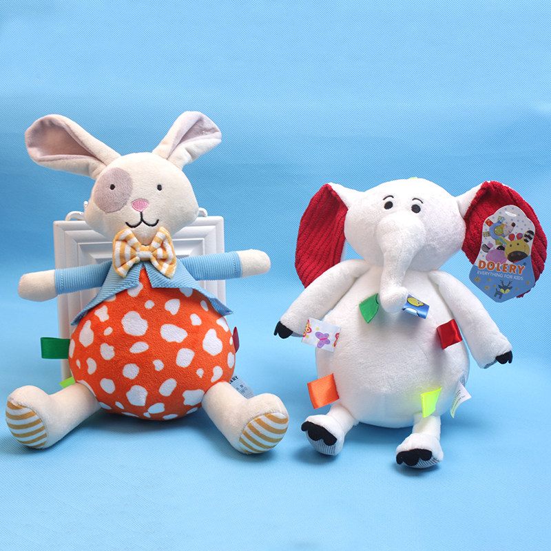 Neonatal cartoon paddles dolls baby sleeping owls with lamb ringing dudes hanging toys in bed