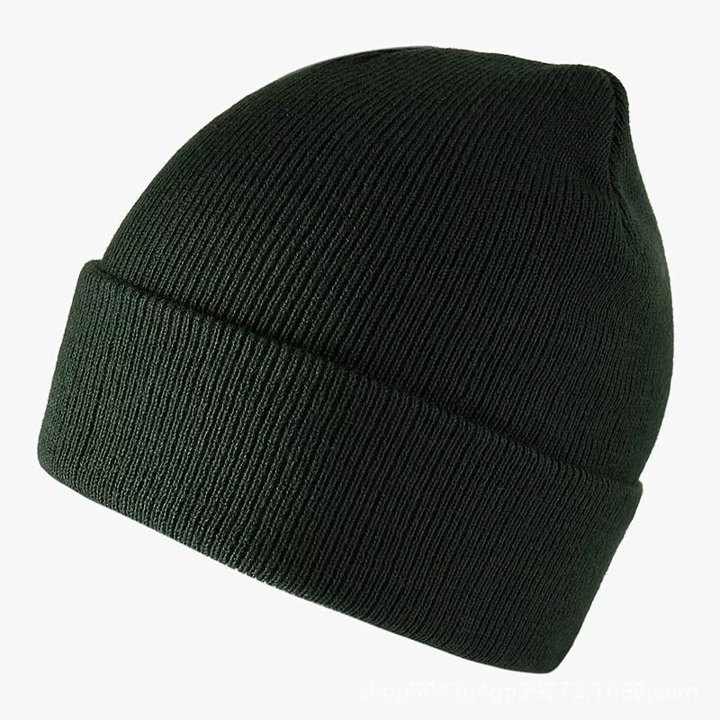 Woolen knitted ski winter hat for men and women hip-hop style, European style, wish, with embroidery
