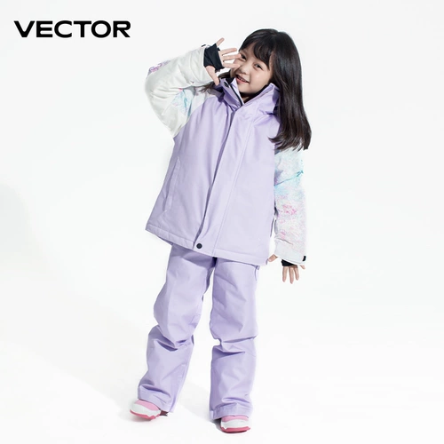 Детский лыжный лыжный костюм подходит для мужчин и женщин, водонепроницаемая куртка, ветрозащитный комплект