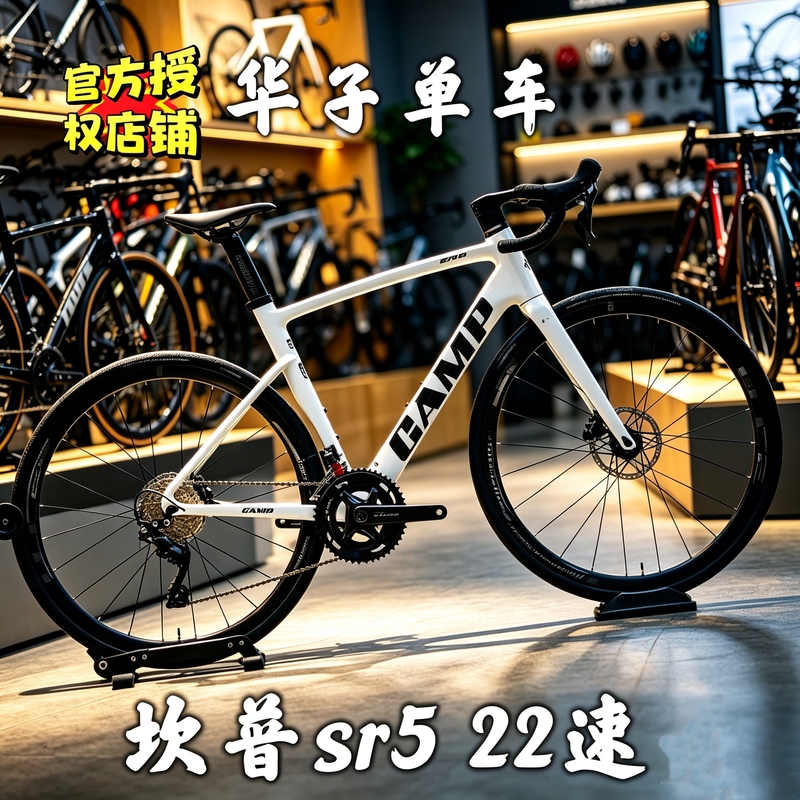 27 New Models 22-Speed Camp Sr5 Fully Internal Cable Routing Road Bike Oil Brake Carbon Fork Racing Bicycle for Men and Women