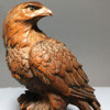 Antiques and miscellaneous collections, old wood carved eagle ornaments, solid wood carved birds, animals, home decorations, craft gifts