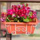 Rectangular plastic flower pot balcony hanger long planting tray large family vegetable tray artifact clearance