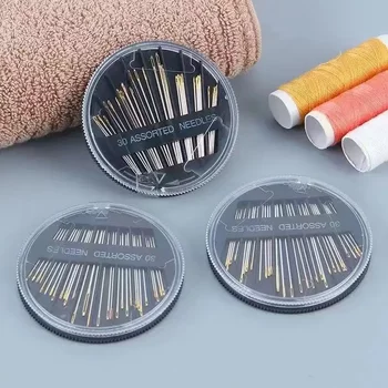 Shuangyan gold tail needle handmade needle disc gold tail needle hand sewing needle box sewing needle exported to europe and the united states high quality box sewing needle