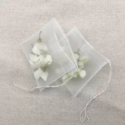 50 7*9cm nylon mesh tea bags Disposable pumping line Tea bags Filter bags Coffee bags Empty tea bags