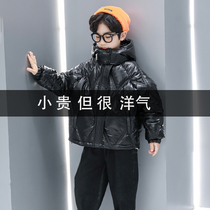 Boy winter clothing cotton clothes 2021 new foreign air baby winter cotton padded jacket CUHK Children thickened down cotton clothing