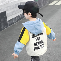 Boys coat autumn dress foreign style childrens clothing 2021 new childrens jacket boy handsome small childrens windbreaker coat coat tide