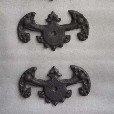 Antique Chinese ancient building gate cast iron bat flower bubble nail guard wrap corner strip handle to decorate bat-Taobao