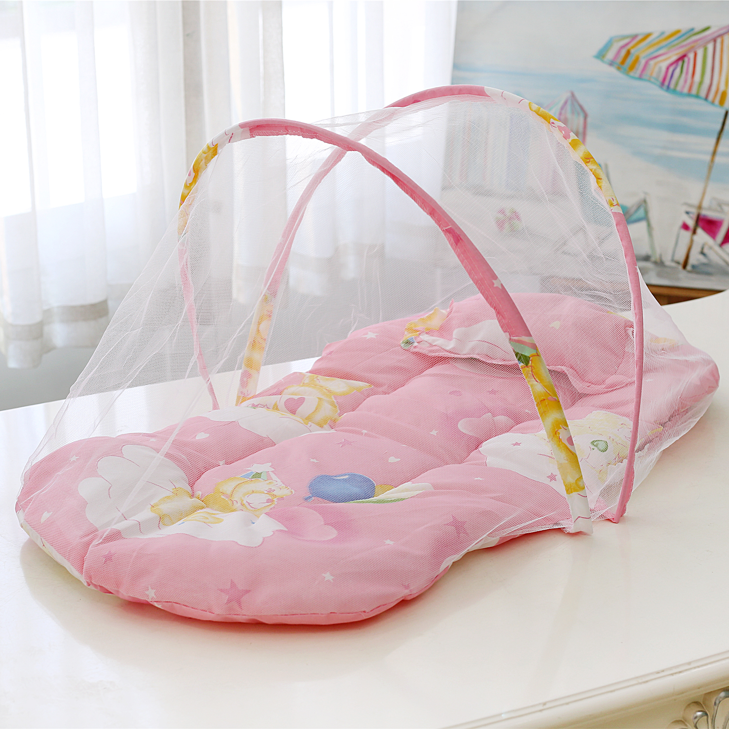 Baby mosquito net baby bb bottomless yurt free installation foldable