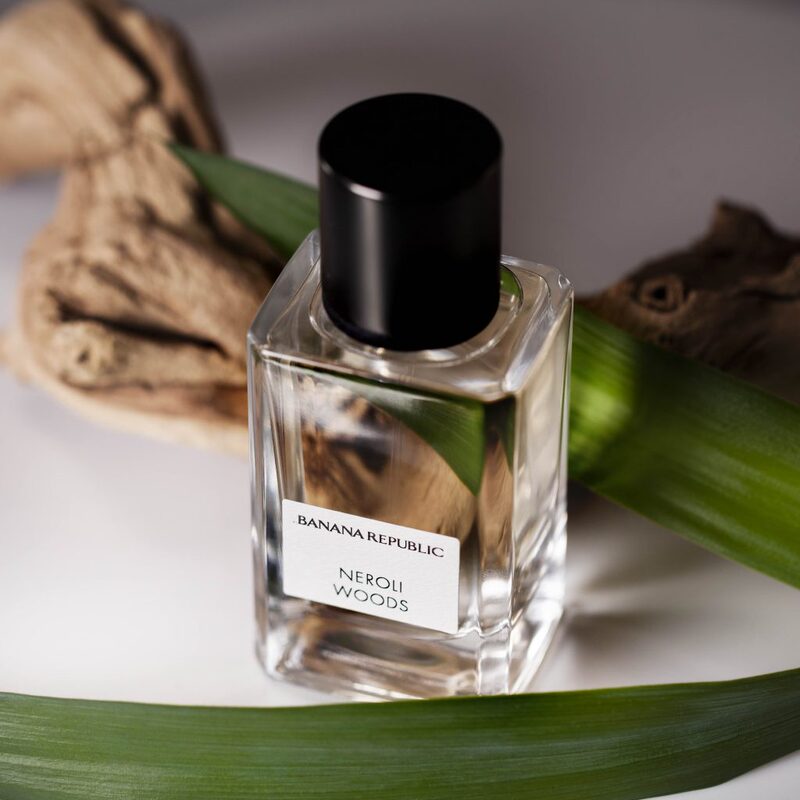 Banana Republic Collectible Series Wooden Orange Blossom Oil Cypress Cedar Sample Youth