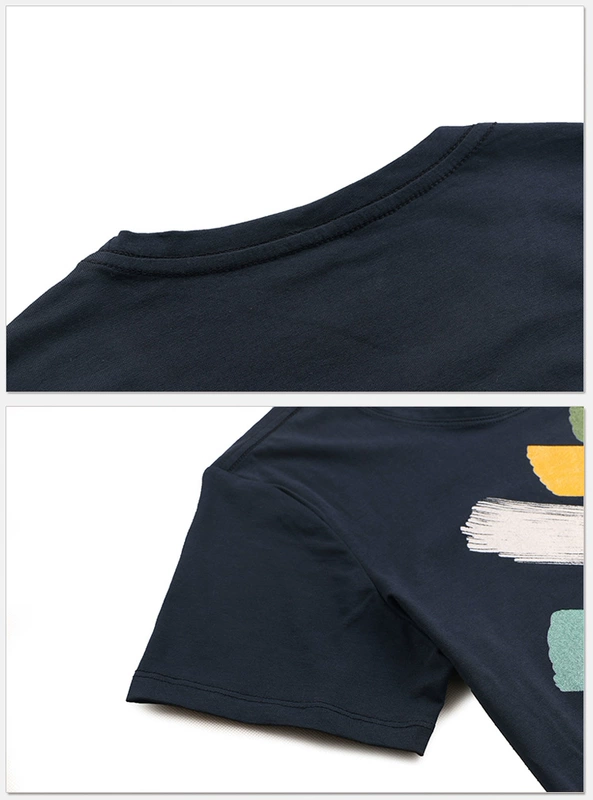 Áo thun ck nam tay ngắn 2019 hè mới slim nam cổ tròn tay ngắn Lycra co giãn cotton 717 trắng áo polo