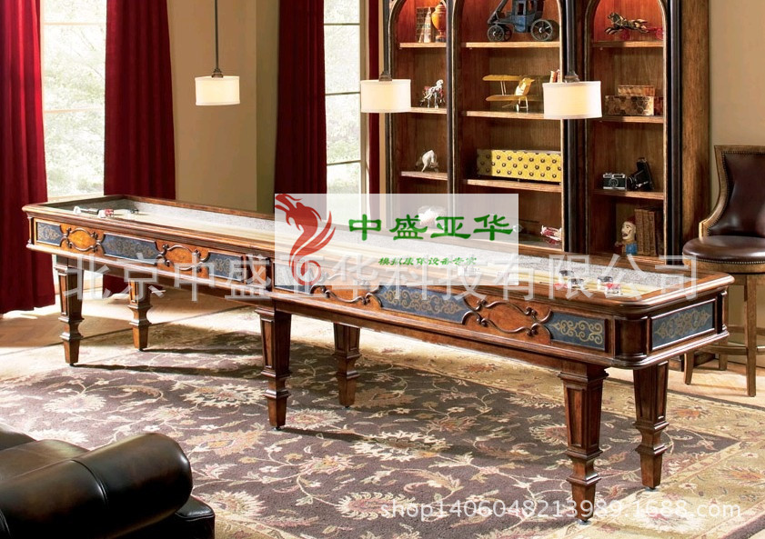 Customized version of the shuffleboard table pure solid wood shuffleboard table sand arc table sand pot table manufacturers directly operated